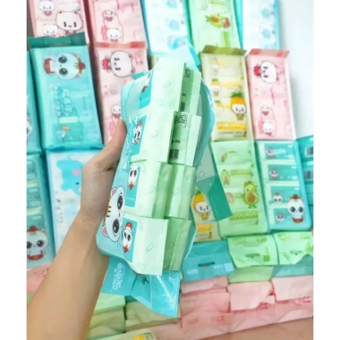 Khăn Ướt 8 tờ Bỏ Túi, 2 Lớp Mềm Mịn Không Mùi, Dai Dày - Chỉ 4.998₫ Shop Lulu 9