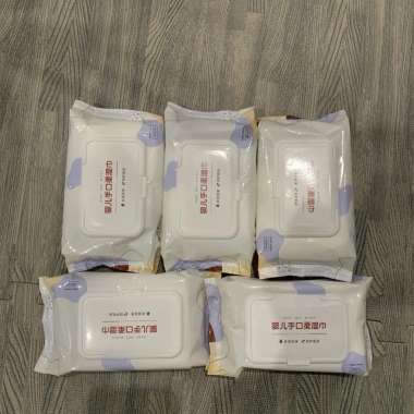 Khăn Ướt 80 Tờ Không Mùi An Toàn, Tiện Lợi Mang Theo Túi Xách cho Bé - 15.000đ 2