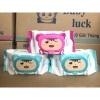 Khăn ướt Baby LUCK 650g 17x20cm không mùi, vải bi dày dặn - Thùng 15 gói, giá sỉ 77.000₫ 3