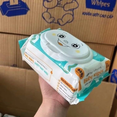 Khăn ướt Baby Thiên Phúc hình gấu 120 lần rút - Chính Hãng, mềm mại, không parabens, giá chỉ 9.998 VND, thân thiện môi trường 10