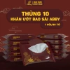 Khăn Ướt Bao Sái Abby Thùng 10 Gói Hương Trầm Dịu Nhẹ - Giá ưu đãi 182.000, tặng thùng 5 gói