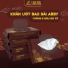 Khăn Ướt Bao Sái Abby Thùng 10 Gói Hương Trầm Dịu Nhẹ - Giá ưu đãi 182.000, tặng thùng 5 gói 2