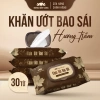 Khăn ướt Bao Sái hương trầm Bông Sen Vàng - Giải pháp sạch nhanh cho vật phẩm thờ cúng, giá chỉ 60.000đ