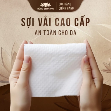 Khăn ướt Bao Sái hương trầm Bông Sen Vàng - Giải pháp sạch nhanh cho vật phẩm thờ cúng, giá chỉ 60.000đ