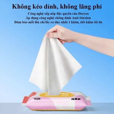 Khăn Ướt Bé Deeyeo Dịu Nhẹ, Gói Nhỏ Gọn, Giao 24h - Giá chỉ 53.910₫ 6 Khăn Ướt Bé Deeyeo Dịu Nhẹ, Gói Nhỏ Gọn, Giao 24h - Giá chỉ 53.910₫ 6