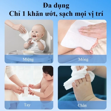 Khăn Ướt Bé Deeyeo Dịu Nhẹ, Gói Nhỏ Gọn, Giao 24h - Giá chỉ 53.910₫