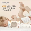 Khăn Ướt Bé MOOIMOM x mugu 99% Nước Tinh Khiết EDI 80 tờ Gói 5-10-18 Giá 239k 2