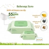 Khăn ướt Bebesup 4 lớp cao cấp 70-80 tờ vải rayon dập nổi - Siêu mềm cho bé sơ sinh, giá chỉ 58.000đ 3