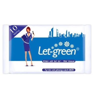 Khăn ướt bỏ túi du lịch Let‑green 10 miếng – Siêu mềm, tiện lợi, chỉ 5.500₫ 4