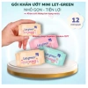 Khăn ướt bỏ túi mini LET-GREEN 12 miếng - Gói 6 lọ, giá ưu đãi 27.499đ 2