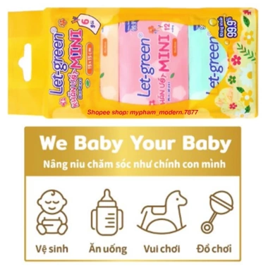 Khăn ướt bỏ túi mini LET-GREEN 12 miếng - Gói 6 lọ, giá ưu đãi 27.499đ 4