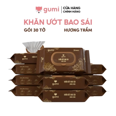 Khăn ướt Gumi 20 gói - Sái hương trầm, làm sạch vật phẩm thờ cúng, 22.000₫ 7