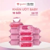 Khăn ướt Gumi không cồn, không parabens cho bé - Thùng 10 gói KID chỉ 102.000đ