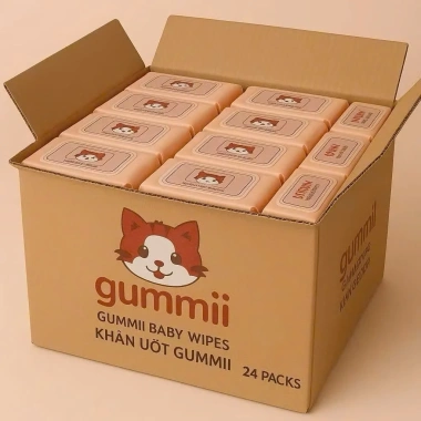 Khăn ướt GUMMI 10 gói đa năng không cồn cao cấp - An toàn, giá chỉ 59.000₫ 4 Khăn ướt GUMMI 10 gói đa năng không cồn cao cấp - An toàn, giá chỉ 59.000₫ 4