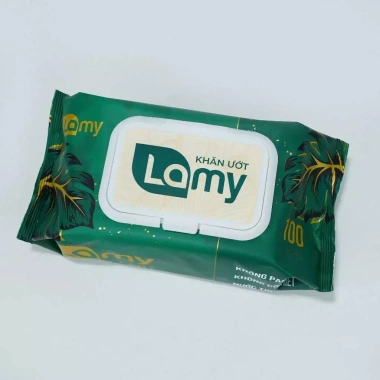 Khăn ướt Lamy 100 tờ không cồn, không parabens - Thùng 10 gói cao cấp cho gia đình, 172k 4 Khăn ướt Lamy 100 tờ không cồn, không parabens - Thùng 10 gói cao cấp cho gia đình, 172k 4