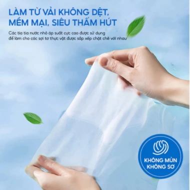 Khăn Ướt Mini 8 Tờ Không Mùi - Gói Nhỏ, Lau Tay, Miệng, An Toàn Du Lịch