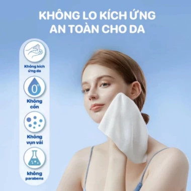 Khăn Ướt Mini 8 Tờ Không Mùi - Gói Nhỏ, Lau Tay, Miệng, An Toàn Du Lịch