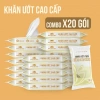 Khăn ướt mini Bông Sen Vàng 8 tờ không cồn, không parabens - Giá chỉ 75.000 VND