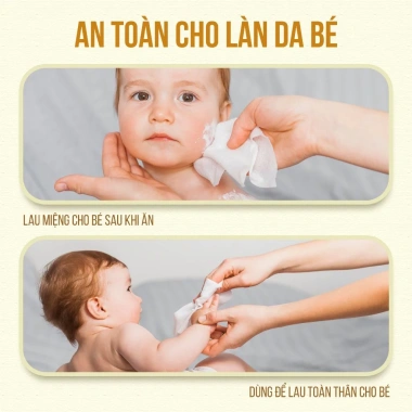 Khăn ướt Mini Bông Sen Vàng - Dịu nhẹ, làm sạch nhanh, Giá ưu đãi 75.000đ 4