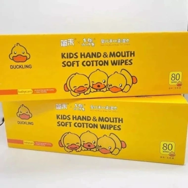 Khăn Ướt Mini NTG09 80 Tờ Không Cồn – Hộp 10 Gói Cho Bé Vịt Vàng, 39.795₫