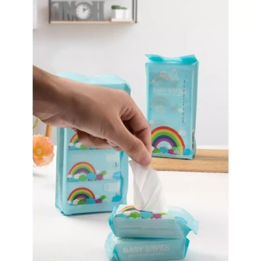 Khăn ướt mini SIPIAO 8 túi Tiện lợi, sạch sẽ, giá chỉ 35.000đ giảm so với 43.050đ 5