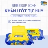 Khăn Ướt Tự Hủy Bebesup ICAN 42 Miếng - Mềm Mại, An Toàn, Giá 58.000₫