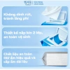 Khăn ướt Tushie Treats 10 gói không cồn an toàn, trẻ em và người lớn - Bịch 80 rút 7