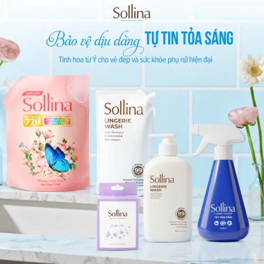 Khăn Ướt Vệ Sinh Phụ Nữ Sollina 20 gói - Khử mùi, An toàn da, Siêu tiện lợi, Giá 95.000 9 Khăn Ướt Vệ Sinh Phụ Nữ Sollina 20 gói - Khử mùi, An toàn da, Siêu tiện lợi, Giá 95.000 9