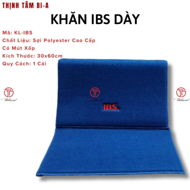 Khăn Vải IBS Lau Bàn Bida Bi-A Vải Mềm Thấm Hút Tốt Giá Ưu Đãi 195.000₫ Giá Gốc 237.900₫