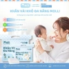 Khăn Vải Khô Đa Năng Molli 900g An Toàn, Mềm Mại Cho Da Bé Tặng Lì Xì, Giảm 20% 3