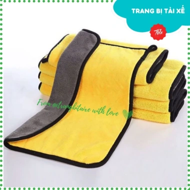 Khăn Vàng Lau Siêu Thấm 30x30-30x60 - Xe Máy, Ô Tô, Bếp, Kính, Đĩa - 15.900đ 4