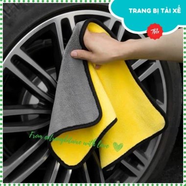 Khăn Vàng Lau Siêu Thấm 30x30-30x60 - Xe Máy, Ô Tô, Bếp, Kính, Đĩa - 15.900đ 6