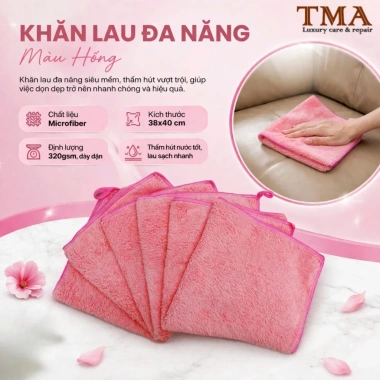 Khăn vệ sinh ghế sofa da, túi xách da mềm mịn Microfiber - Giá chỉ 24.000₫ 3