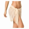 Khăn voan quấn bikini đa năng 3 màu Trắng Đen Kem Ohari Fashion siêu hot, giá chỉ 29.000₫ 4