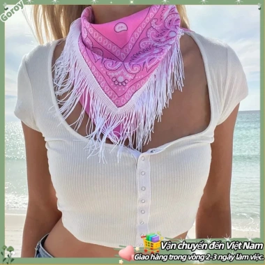 Khăn vuông polyester đa năng Hip hop - Phong cách khiêu vũ đường phố, giảm tới 17% - chỉ 48.017₫