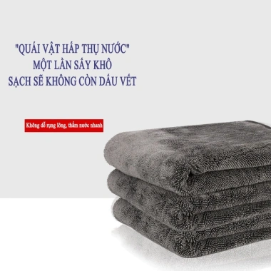 Khăn xám Lau Xe 40x40cm Siêu Thấm Siêu Mềm Superfine Fiber - Chống Trầy Xước, Cao Cấp, Giá Ưu Đãi 56.972₫