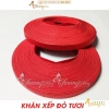 Khăn xếp đỏ 25 vòng CHAANG - Khăn mấn cô dâu nhẹ nhàng, đóng chắc chắn, dễ đội, giá ưu đãi 154.500 VND