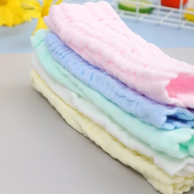 Khăn xô sữa Unibabyby 6 lớp 30x28cm mềm mịn cho bé sơ sinh - khăn mặt, khăn lau, giá chỉ 15.000