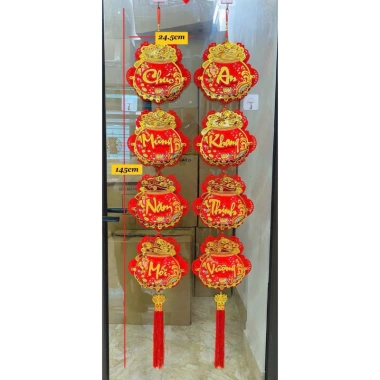 Khánh Liễng Treo Tường Câu Đối Tết 2.025 Nhà Cửa Nhung Chúc Mừng Năm Mới 96.000₫ 4