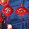 Khánh quạt nhung chữ Phúc Lộc Thọ treo Tết - Đồ decor Tết giá ưu đãi 18.000đ 7