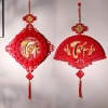 Khánh quạt nhung chữ Phúc Lộc Thọ treo Tết - Đồ decor Tết giá ưu đãi 18.000đ 8
