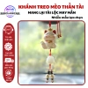 Khánh Treo Mèo Thần Tài Trang Trí Gương Chiếu Hậu - May Mắn Tài Lộc Bình An Moclancar