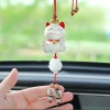 Khánh Treo Mèo Thần Tài Trang Trí Gương Chiếu Hậu - May Mắn Tài Lộc Bình An Moclancar 4