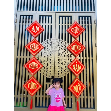 Khánh vuông Câu Đối Liễng - Tranh trang trí Tết, treo nhà cửa, giảm giá 20% chỉ 63.000 VND