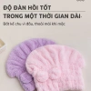 Khăn/Mũ Quấn Ủ Tóc Siêu Nhanh Thấm Hút Tốt - Dễ Giặt - Chỉ 16.000đ Tholeshop 7.074 4