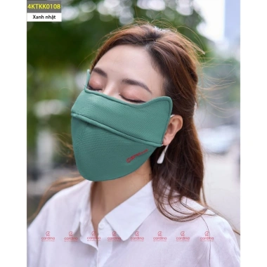 Khẩu trang 2 lớp CARDINA lõi bông hoạt tính lọc không khí, bảo vệ mắt nhạy cảm, chống tia UV - chỉ 47.000