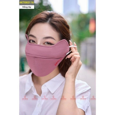 Khẩu trang 2 lớp CARDINA lõi bông hoạt tính lọc không khí, bảo vệ mắt nhạy cảm, chống tia UV - chỉ 47.000