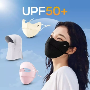 Khẩu Trang 2 Lớp Chống UV UPF+ Thun Lạnh Dày Dặn - Upper You FM02/03/04