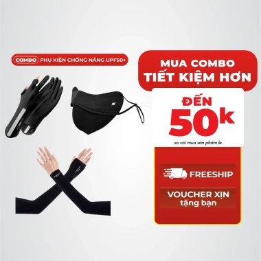 Khẩu Trang 2 Lớp Chống UV UPF+ Thun Lạnh Dày Dặn - Upper You FM02/03/04 2