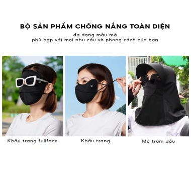 Khẩu Trang 2 Lớp Chống UV UPF+ Thun Lạnh Dày Dặn - Upper You FM02/03/04 7
